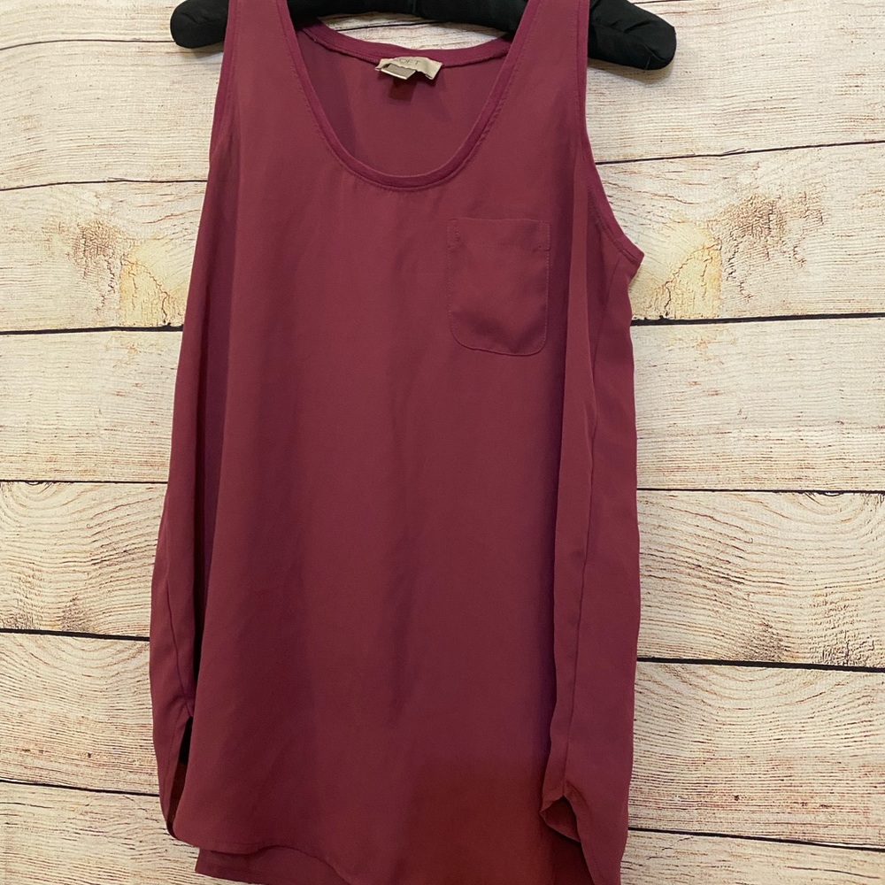XS Loft silk tank top